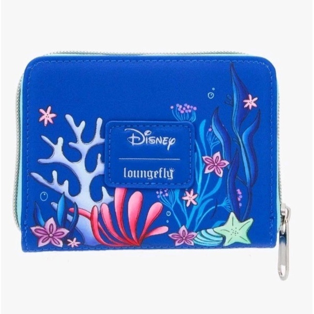 NWT Loungefly The Little Mermaid Under The Sea Trio Mini Satchel And Wallet SET! - Picture 7 of 9